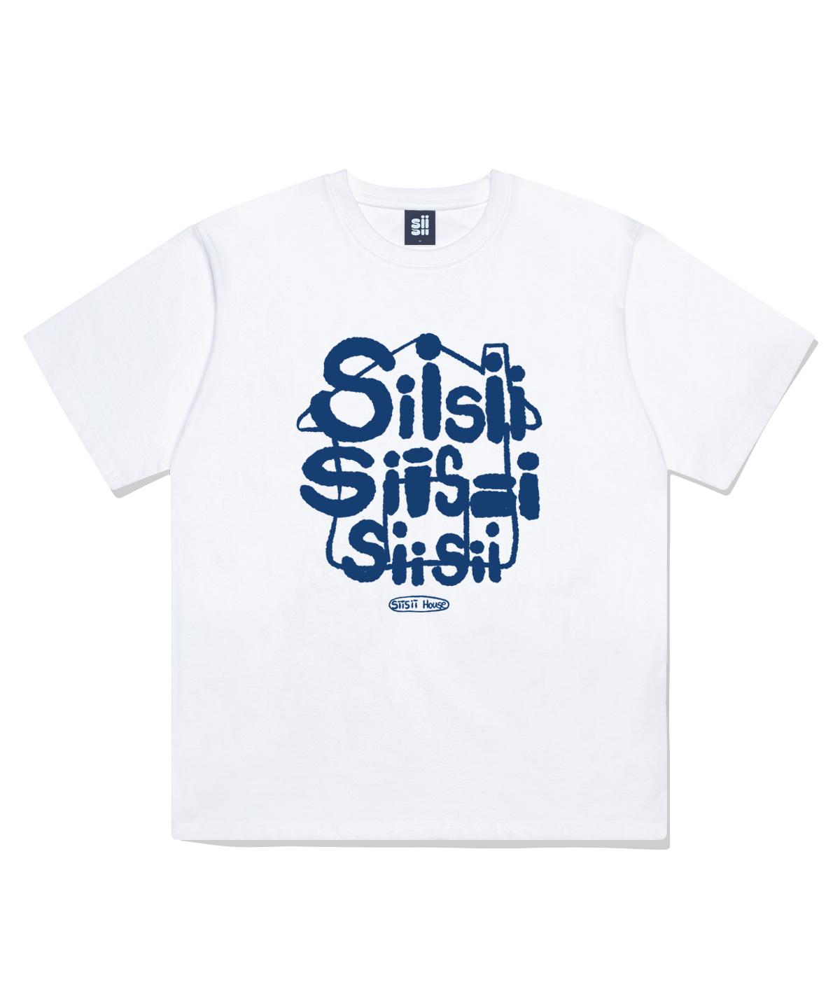 Page Cc Sisi House Printed Short Sleeve T-Shirt White L