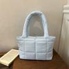 Handbag - Women's Niche Design, Single Shoulder Bag, Fashionable Checkered Underarm Bag, Single Shoulder Bag