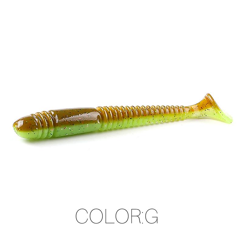 Supercontinent Swing Impact Ring Shad Fishing Lure Soft 8cm/10cm Baits Swimbait Jigging Lure Artificial Baits