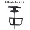 1pc T-Shaped Handle Lock Garage Lock Door Handle Zinc Alloy Anti-theft Lock T Handle Rear Campervan Door Lock Furniture Hardware