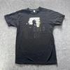 Cold Shirt Mens M Black Silhouette COLD Graphic Tee Crewneck Cotton Preshrunk