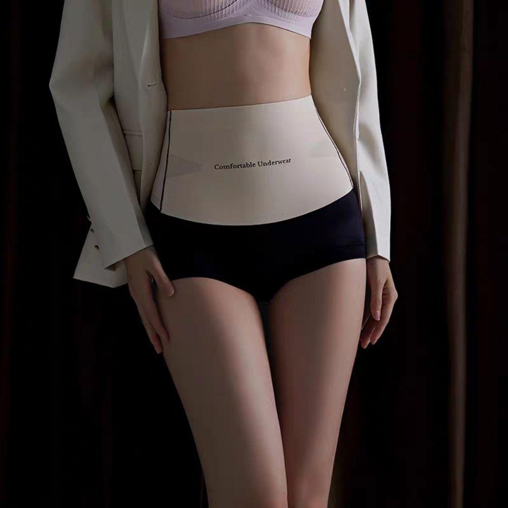 High Elastic Tummy Control Underwear High Waist Women Briefs Fashion Slimming Shapewear  Women