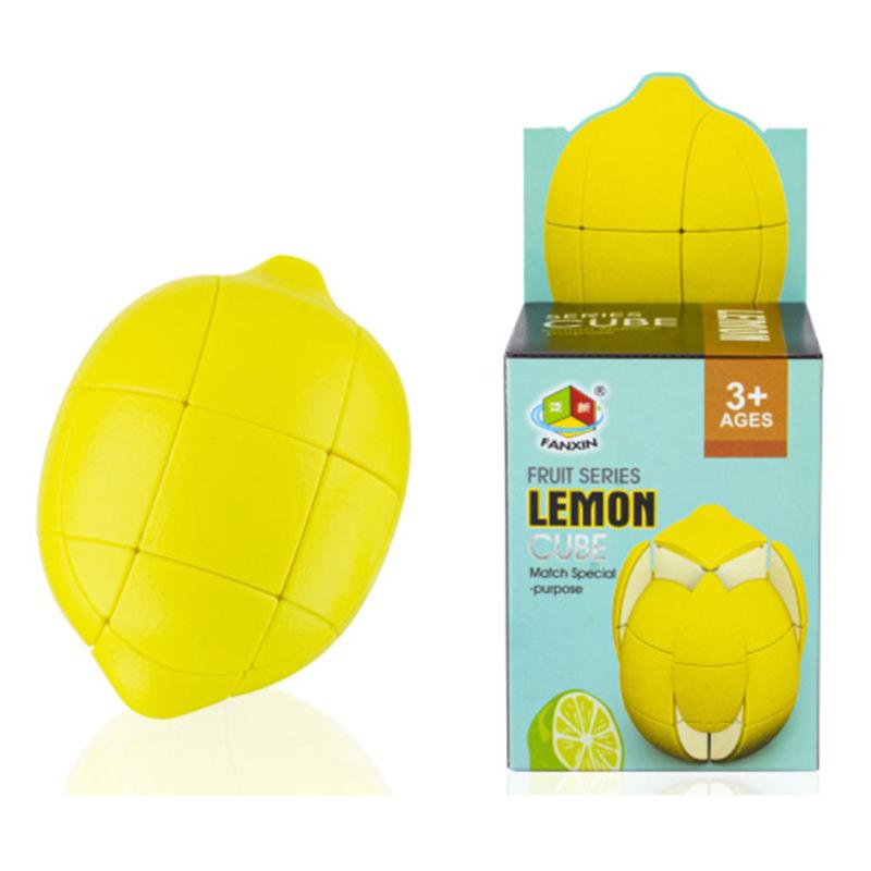 

3x3 фруктовый волшебный кубик, лимон, апельсин, банан, персик, груша, скоростной куб, детские развивающие игрушки-головоломки lemon