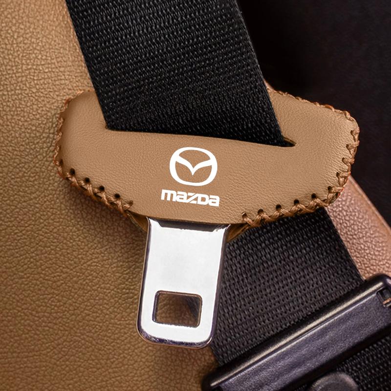 1Pcs Universal Car Safety Seat Belt Buckle Cover For Mazda 2 3 5 6 BL BM GJ CX3 CX4 CX5 CX-5 CX8 KE KF CX7 CX9 MX5 CX30