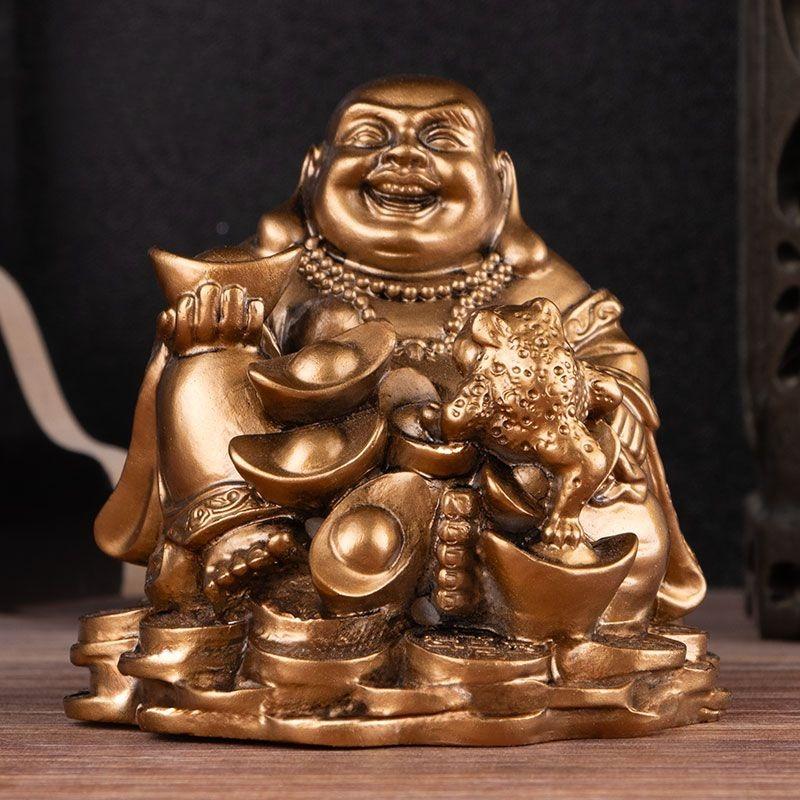 Feng Shui Fortune Large-Bellied Maitreya Buddha Figurine Buddha Home Decoration