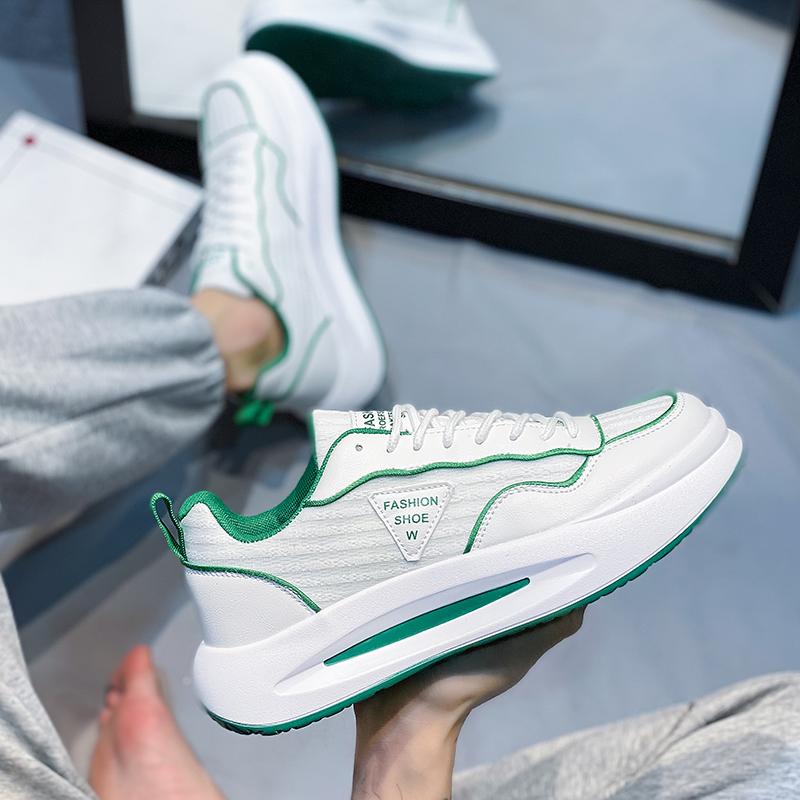 Мужская обувь Дышащая повседневная обувь Уличные модные кроссовки с низким вырезом — фото 6