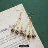 Retro niche design Nepalese exotic Tibetan earrings femininity simple personality handmade earrings