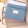 Portable Waterproof File Organizer Double Layers Large Capacity Document Bag For Office School Supplies Travel Storage Oxford Cloth Holder
