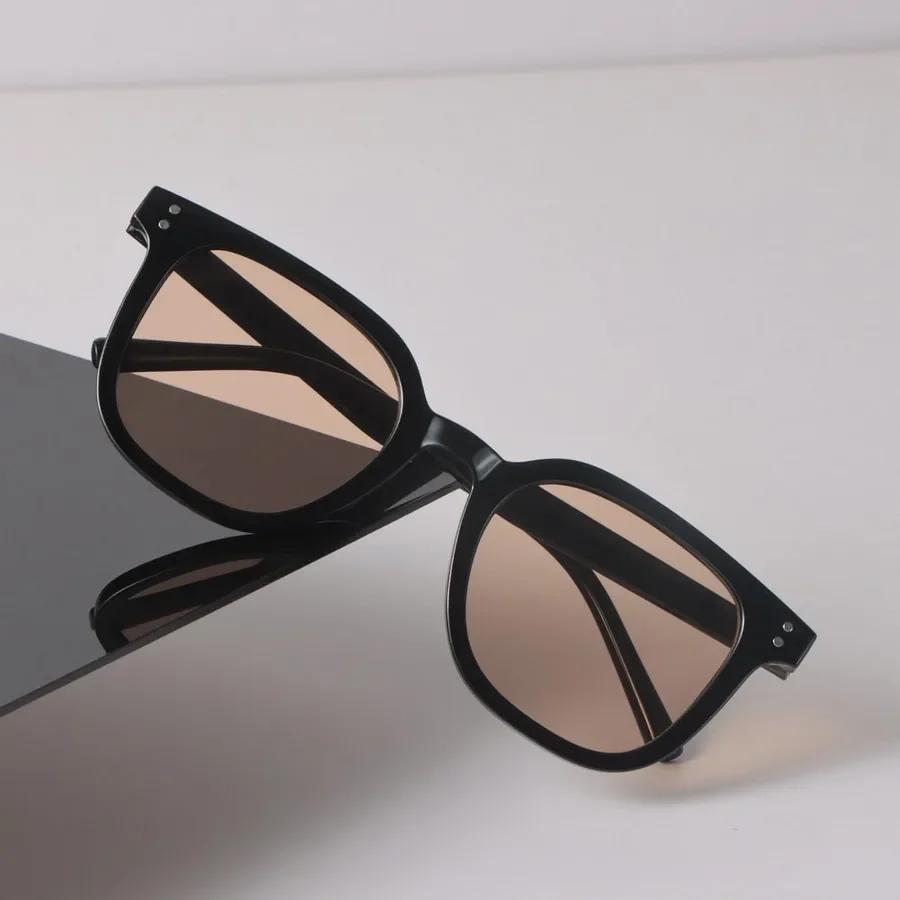 Neue quadratische Sonnenbrille Damen Herren Vintage Mode Weiblich Männlich Spiegel Klar Designer Brille Sexy Marke Schwarz Sonnenbrille