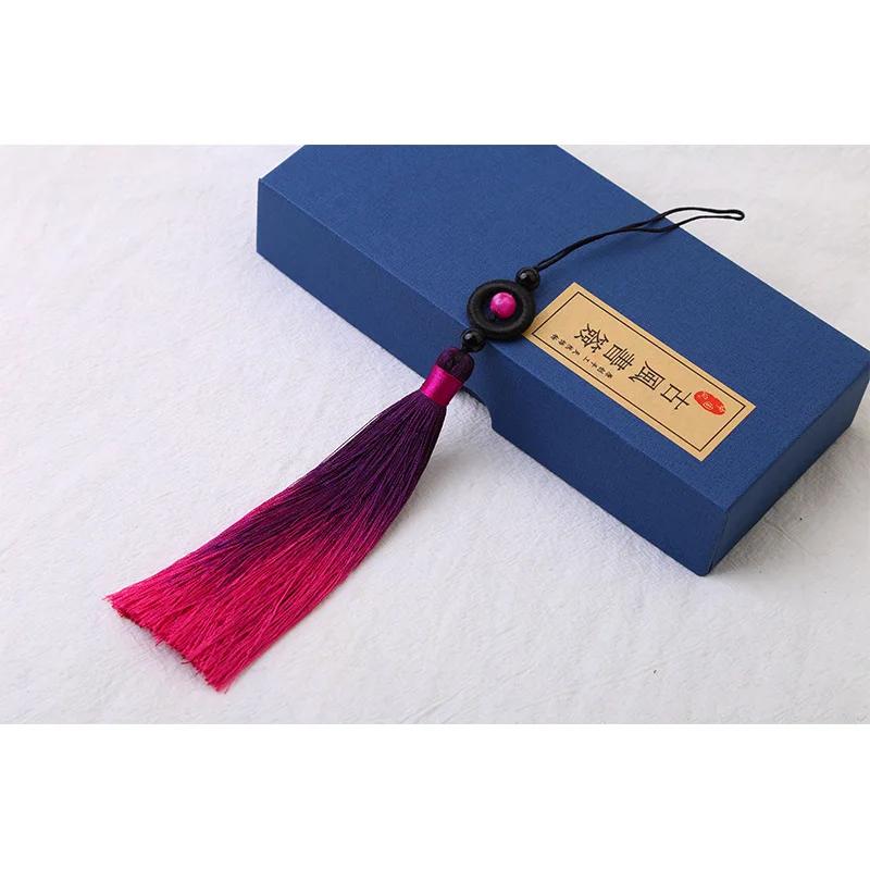 

2pcs/lot 13cm Polyester Silk Tassel Colorful Cotton Tassels Trim for Sewing Curtains Accessories Pendant DIY Car Decoration 13cm tassel