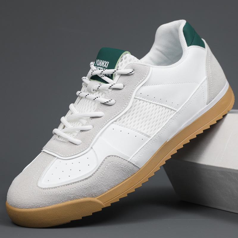 Men's shoes 2025 summer new soft-soled men's trendy shoes summer mesh breathable sports and leisure shoes