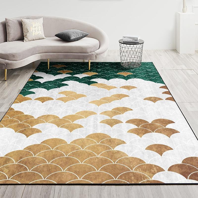 Modern Minimalist Home Living Room Coffee Table Floor Mat Office Bedroom Bedside Carpet Entrance Door Rug Wear-resistant Decor