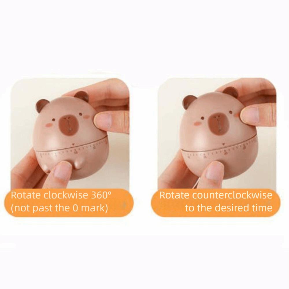 Funny Animal Timer Cartoon Animal Clock Alarm Creative Mechanical Kitchen Timer  Task Reminder