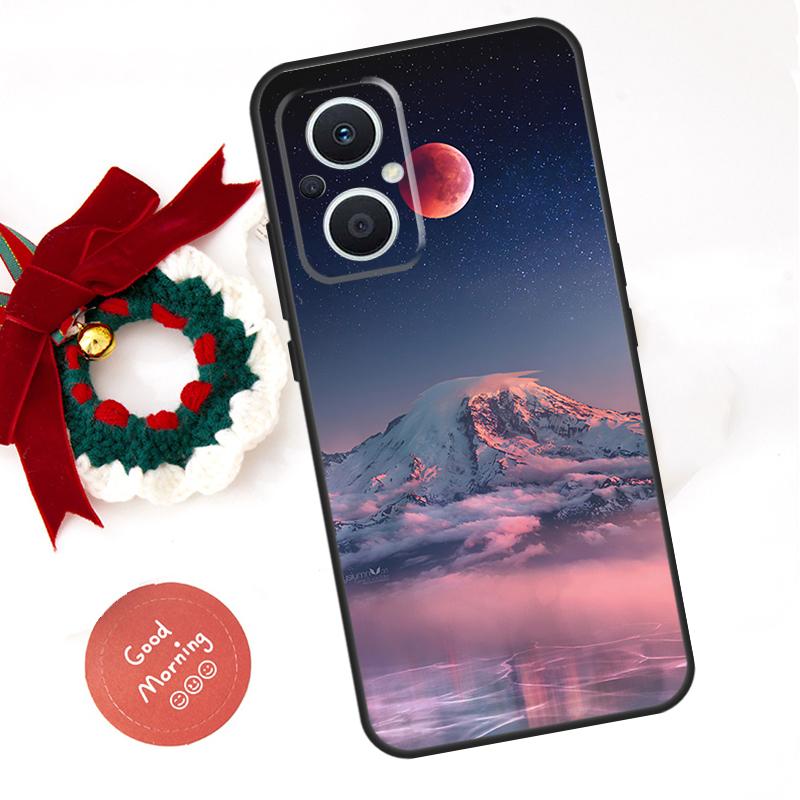 Moon Stars Space Funda For OPPO Reno 8 Lite 10 11 12 13 14 Pro 11F 12F 13F 14F OPPO Find X8 X5 X6 X9 Pro Case