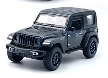 1:36 Jeep Metal Car Alloy Model Off-Road Three Doors Pull Back Boy Gifts Cross-border Wholesale