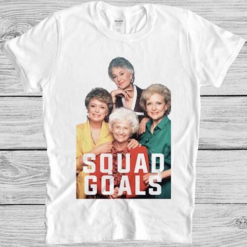 Golden Girls Squad TV Series 80s Meme Unisex Design Cool Gift Tee T Shirt 2716 XL