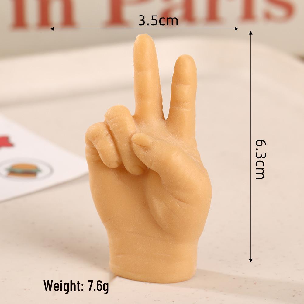 Influencer Mini Cat Teaser: Stretchable Six-Finger Prank Toy