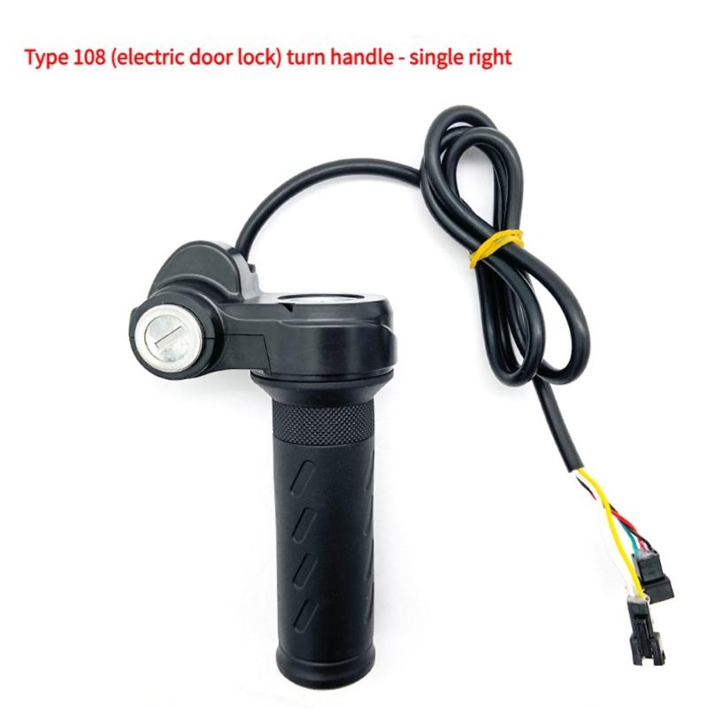 Throttle Grip Accelerator Twist Grip Controller for Electric Bike Rainproof Construction and Vibration Resistant Texture