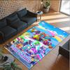 Personalized Crystal Velvet Carpet Custom Name Text,Fall Guys Anti Slip Area Rug For Home Decoration