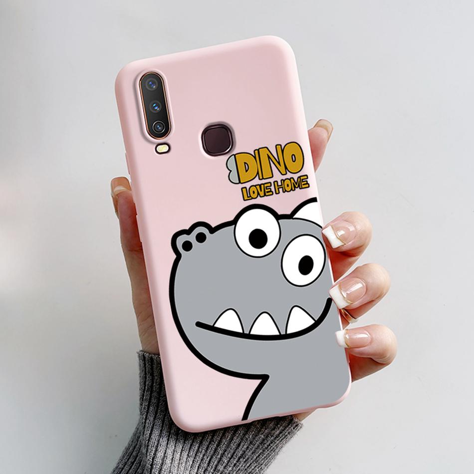 For Vivo Y12 Case 1904 1940 Cartoon Bear Frog Cover For Vivo Y15 Y17 1902 1901 Soft Silicone Phone Case For Vivo Y17 Y12 Bumper