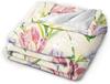 Coperta Morbida Calda per Tutte le Stagioni con Fiori Tulipani Sfondo Floreale in Pile per Casa Letto Divano