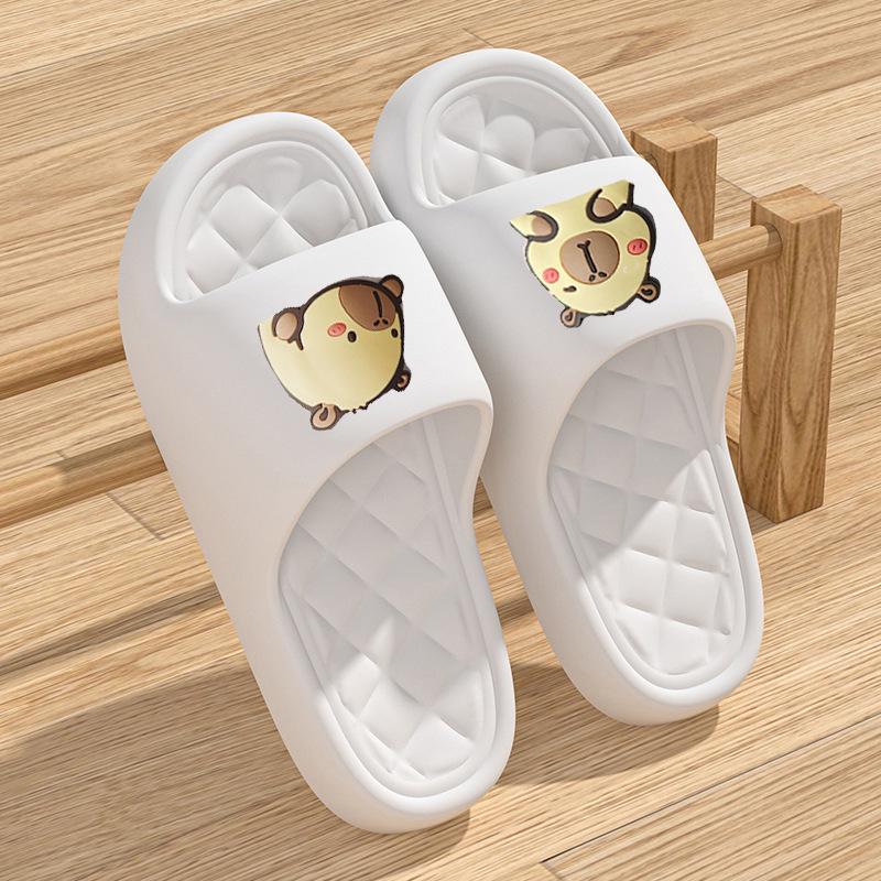 2025 EVA Męskie i Damskie Antypoślizgowe, Odporne na Zapachy Kapcie Kąpielowe Domowe/Zewnętrzne