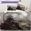 NieR Automata Pattern Bedding Uilt Set Uilt Cover Pillowcase Home Decoration Birthday Gift (1 * Duvet Cover + 2 * Pillowcase Without Core)