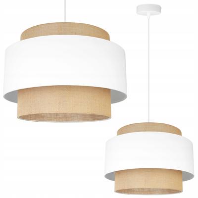 Hanging Lamp, Ceiling Chandelier, Lampshade, Boho Juta