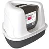 Toilet House 50x42x36 Cm - Mpets - DAIRUT Black &; White