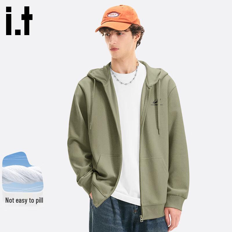 Fingercroxx Men's Hooded Zip-Up Sweatshirt with Star-Ring Graphic