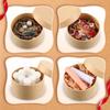 4pcs Round Paper Mache Box Mini Gift Box with Lid Gift Wrap Box Nesting DIY Cardboard Craft Empty Boxes Party Favor Box