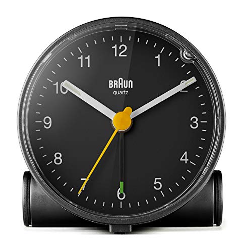 [Regular Imported Product] BRAUN/Brown Classic Analog Alarm Clock Black BC01B