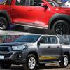 For Toyota Hilux Vigo Revo Pickup Door Side Stripes Sticker Truck Graphics Vinyl Decor Covers Car Decals Auto Tuning Accessories