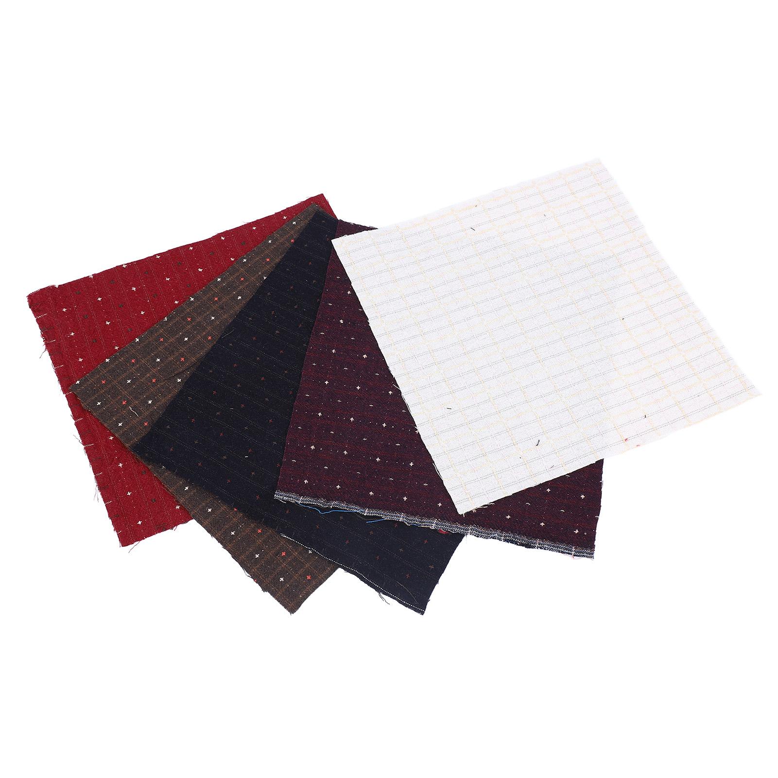 

5 шт. хлопчатобумажная стеганая ткань жаккардовый узор диаметр 7,9 дюймов мягкая дышащая ткань для пэчворка