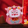 Chinese Style New Year Blessing Bag Snake Pattern Material Package Crafts  for Kids' Gift