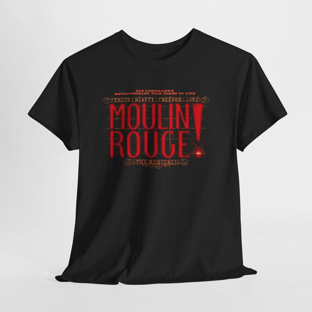 Moulin Rouge Broadway Musical Show Navy Black Tees T-Shirt Size S-5XL