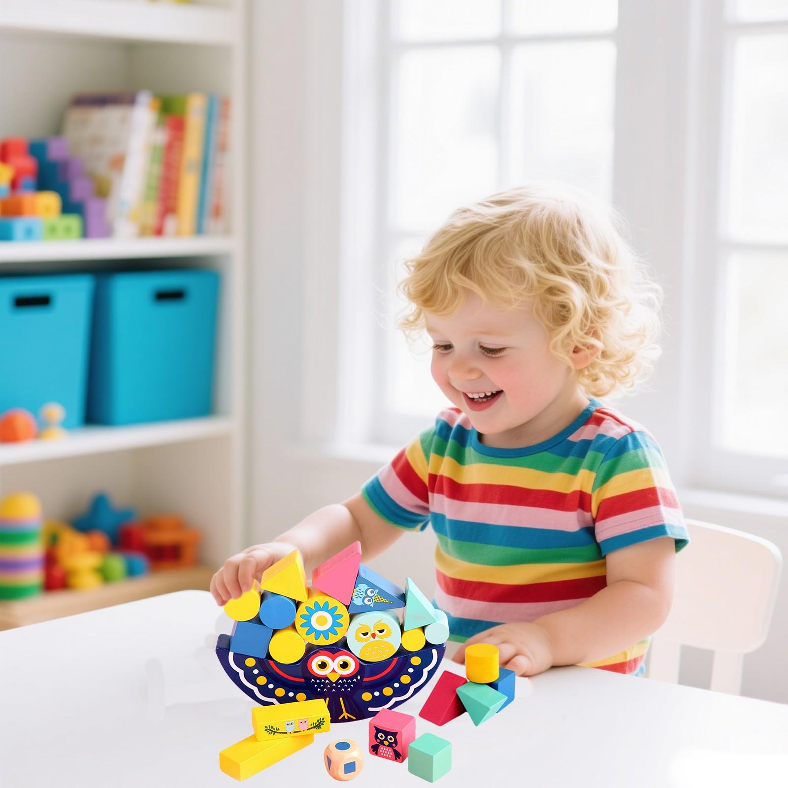 

Owls Animals In Colors Balanced Layering High Game Used For Early Education And Brain Development, Suitable For Children, Helps In The Cultivatio One Size