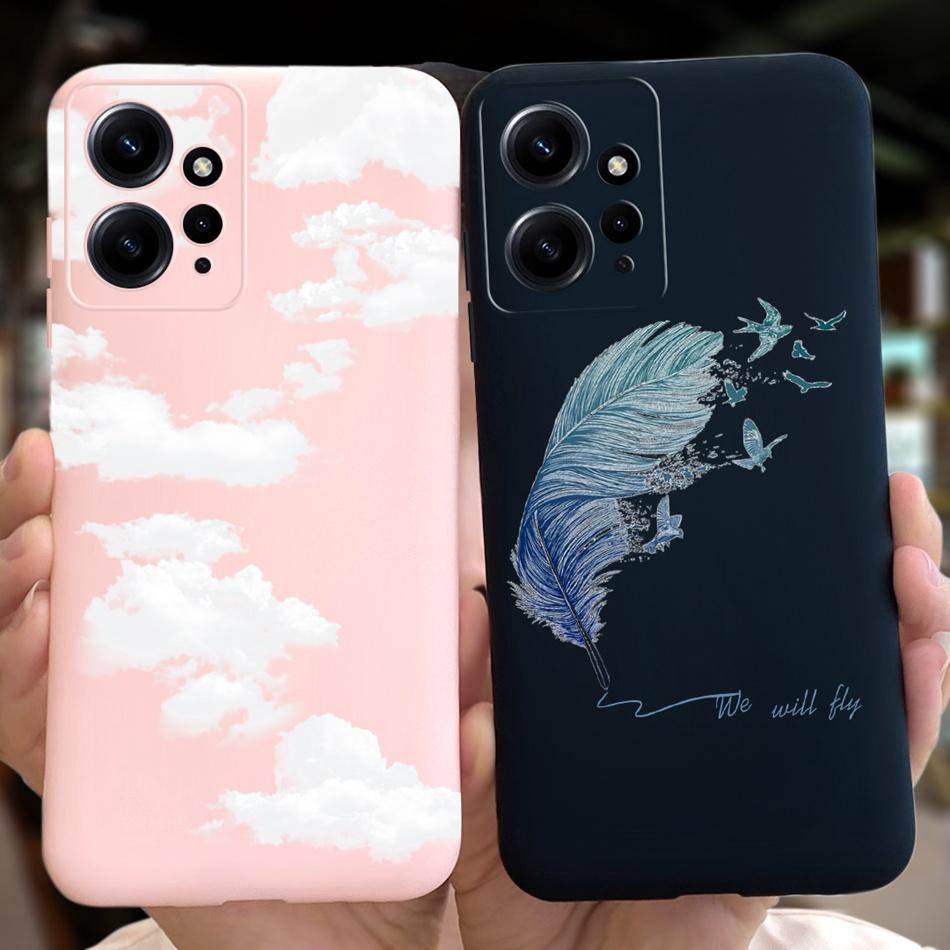 Case For Xiaomi Redmi Note 12 4G Note12 Pro Global Cute Sunflower Candy Color Soft Silicone Cover For Redmi Note 12 Pro 12Pro 5G