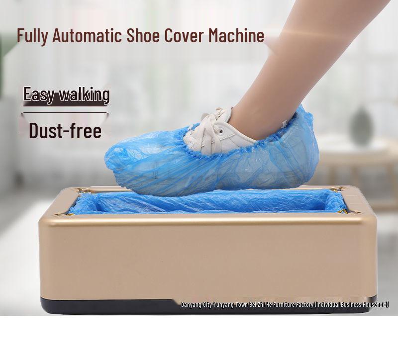 Shoe Cover Machine: Fully Automatic Smart Disposable Indoor Step-On Film Sleeve Foot Cover