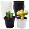 20pcs Plant Pots Small Flower Pots with Drainage Hole Durable Plastic Pots Nursery Small Flower Pot Bulk for Plants JXB