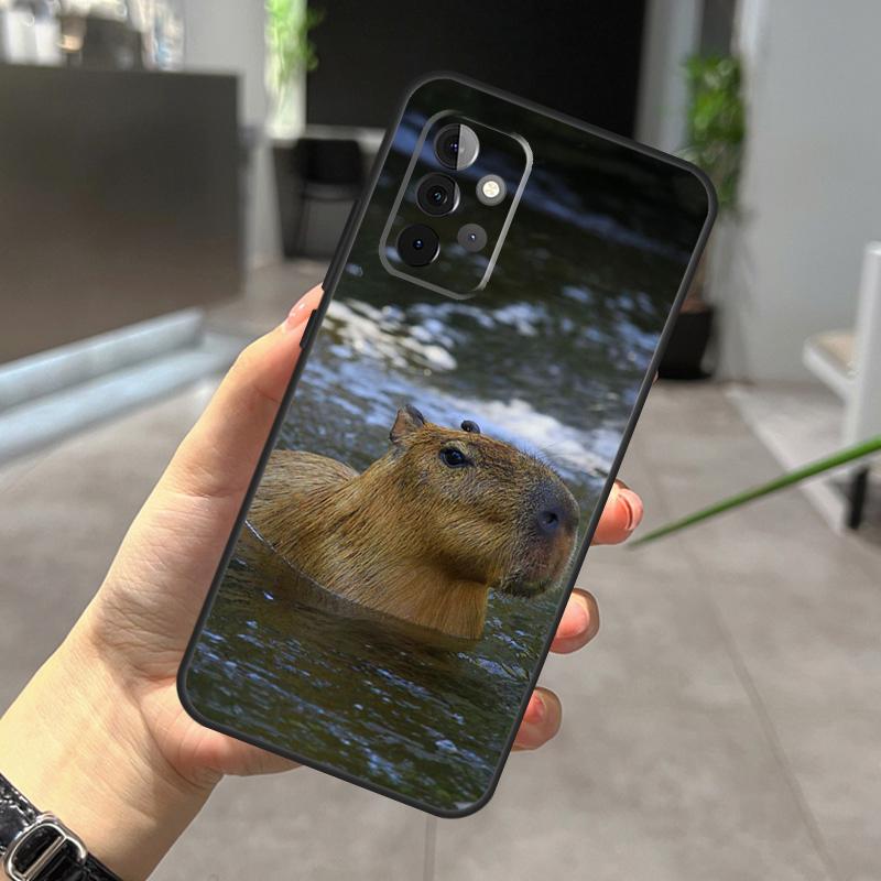 Zwierzęca Śmieszna Kapibara Etui Dla Samsung Galaxy A32 A12 A22 A52 A35 A26 A16 A05 A55 A15 A54 A34 A14 A56 A36 A13 A53