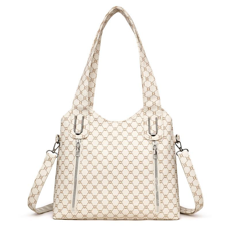 New Fashionable Printed Versatile Large-capacity Portable Tote Bag Retro Casual Multi-functional Messenger Bag