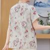 Plus Size 3XL-8XL Oversize Summer Casual Blouses for Women Tops Loose Short Sleeve Shirt Vintage Clothes