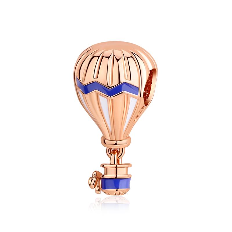 Original 925 Sterling copper Charm Bead Family Tree Mom Pendant Safety Chain Charms Rose Gold Fit Brand Bracelets DIY Zircon