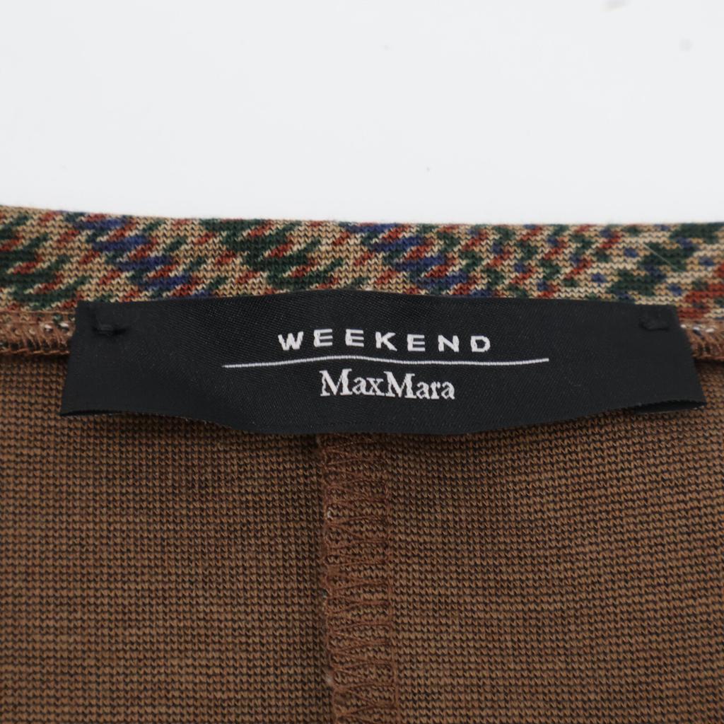 Max MaraWEEKEND 56260523 Brown Gun Club Check Ribbon One Piece Dress XS BrownUsed