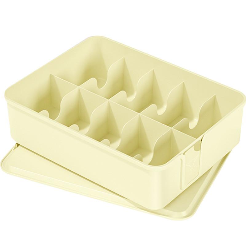 Underwear Storage Box With Dividers For Bedroom Closet Organization