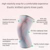 Sports Knee Pad Nylon Elastic Anti-Slip Silicone Knee Support for Basketball Running Cycling Breathable Knitted Thin Knee Brace Men Women M L XL