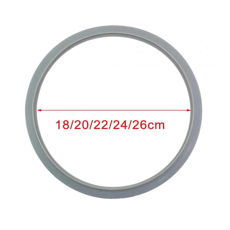 Silicona de Grado Alimenticio Olla Arrocera Olla a Presión Anillo de Silicona Tapa Junta de Repuesto Anillo Sellador de Cocina 18/20/22/24/26cm