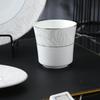 Ruhan European Style Ceramic Decal Dinner Plate