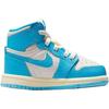 Jordan Air Jordan 1UNC Slip Resistant Abrasion Resistant High top Toddler Shoes White Blue Infant And Toddler FD1413-402
